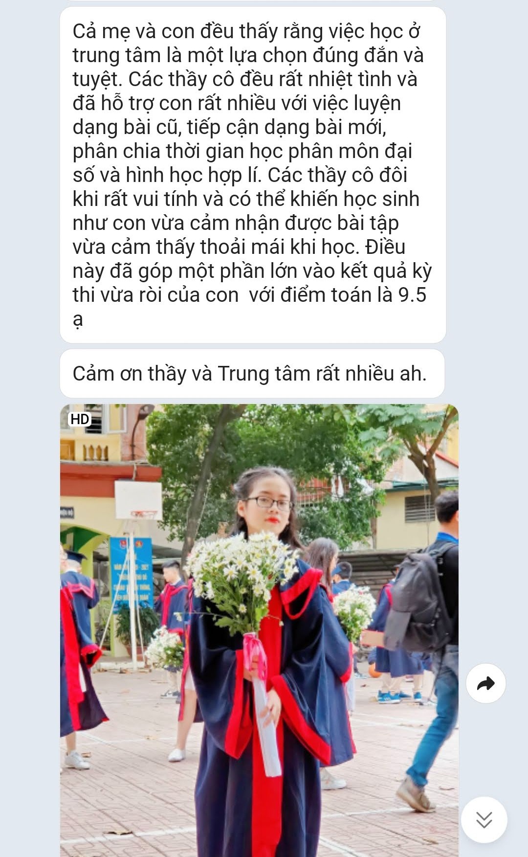 Feedback phụ huynh 2